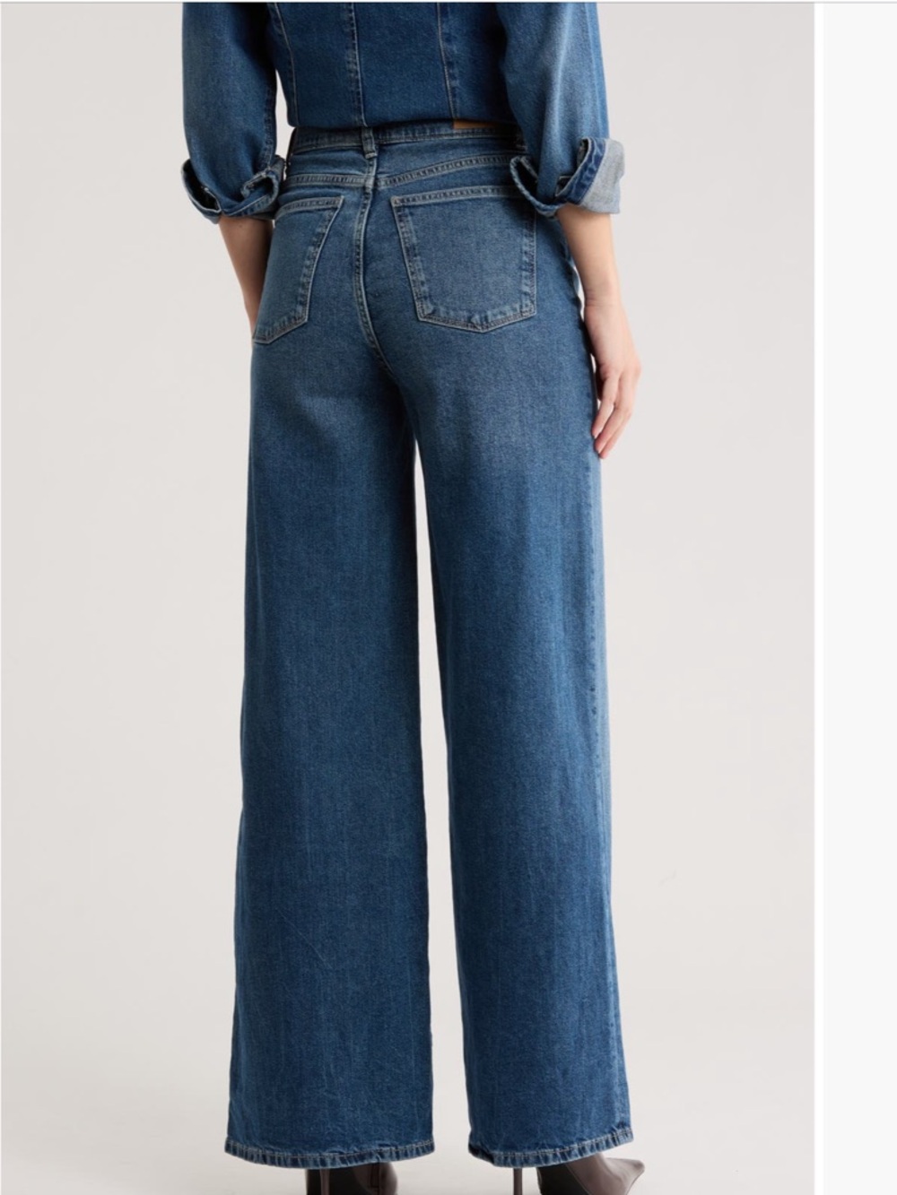 DL1961 Women’s Hepburn High Waist Wide Leg Jeans - Picture 2 of 12